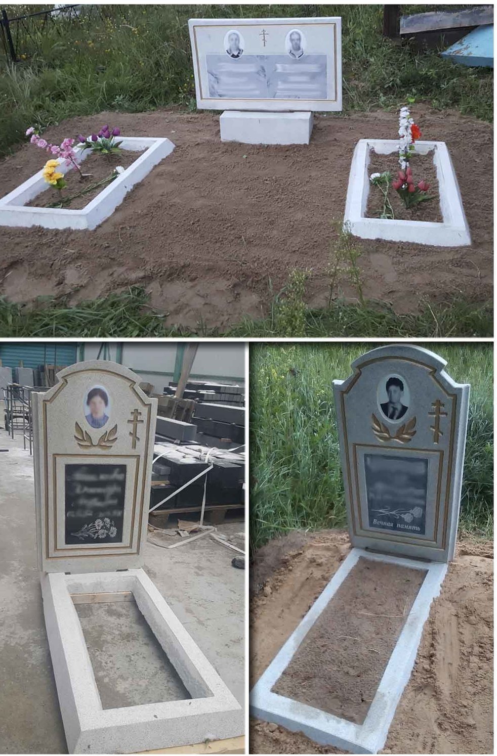 Памятники из бетона